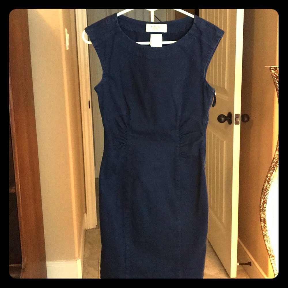 Max Mara Weekend Blue Sheath Dress